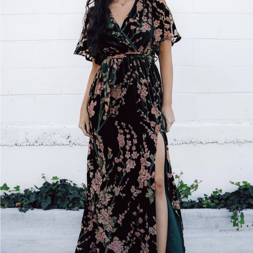 Baltic Born Uma Velvet Maxi Dress XXL